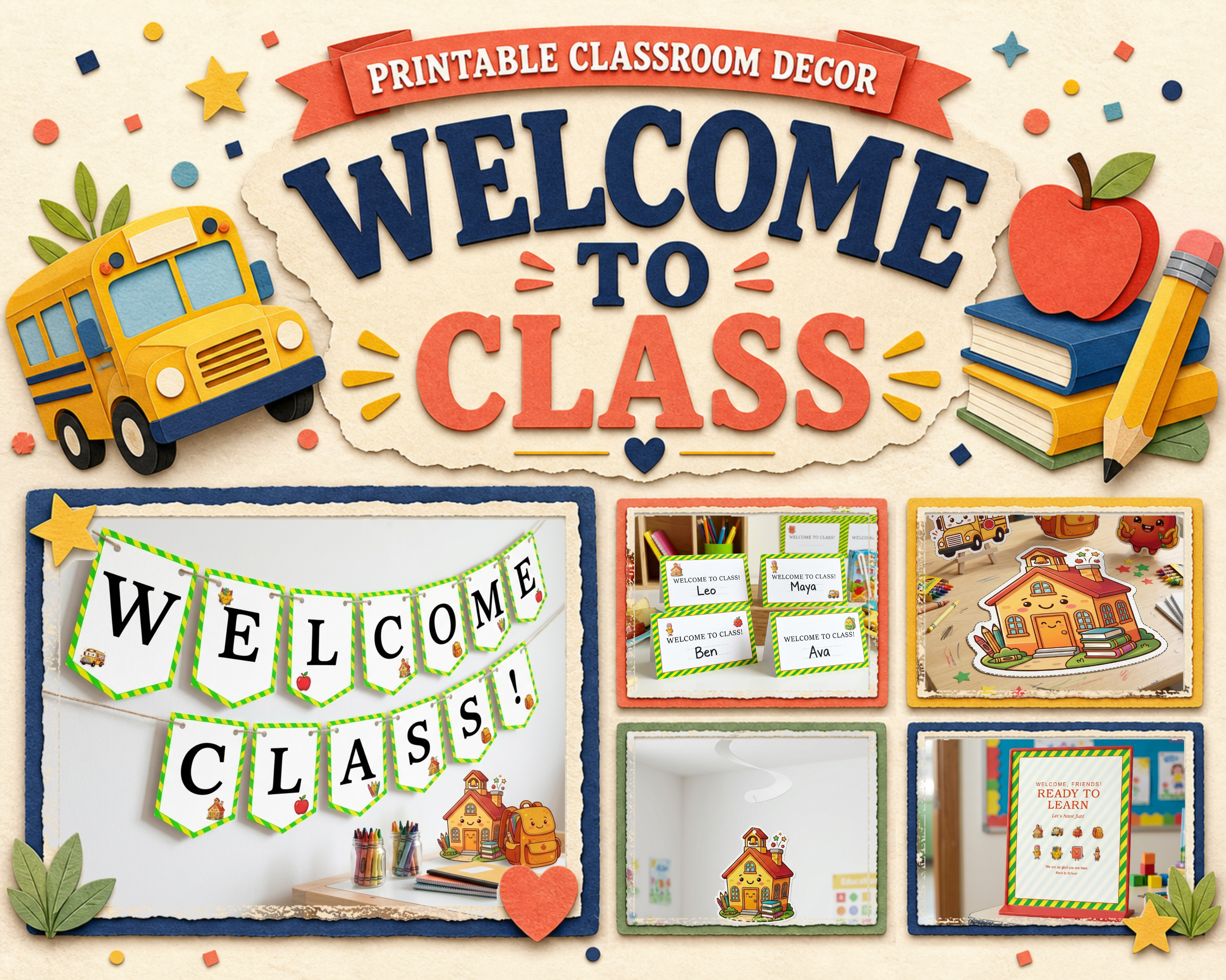 Featured photo for the Back to School Classroom Decor Bundle